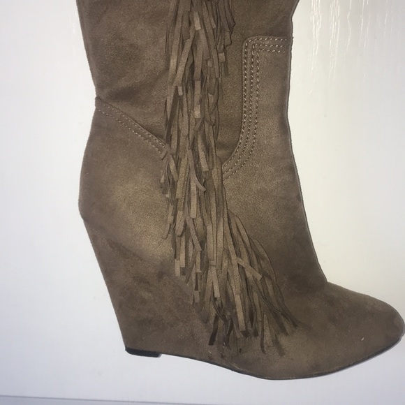 🥾 Brown Swede Fring Boots FC09 - Picture 2 of 4